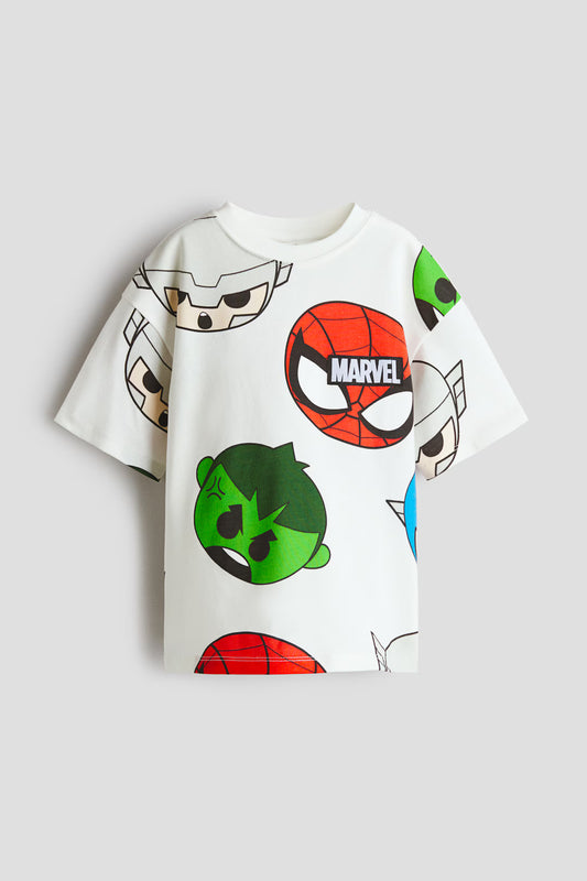 Camisa blanca marvel niño H&M 1336998021 spider man