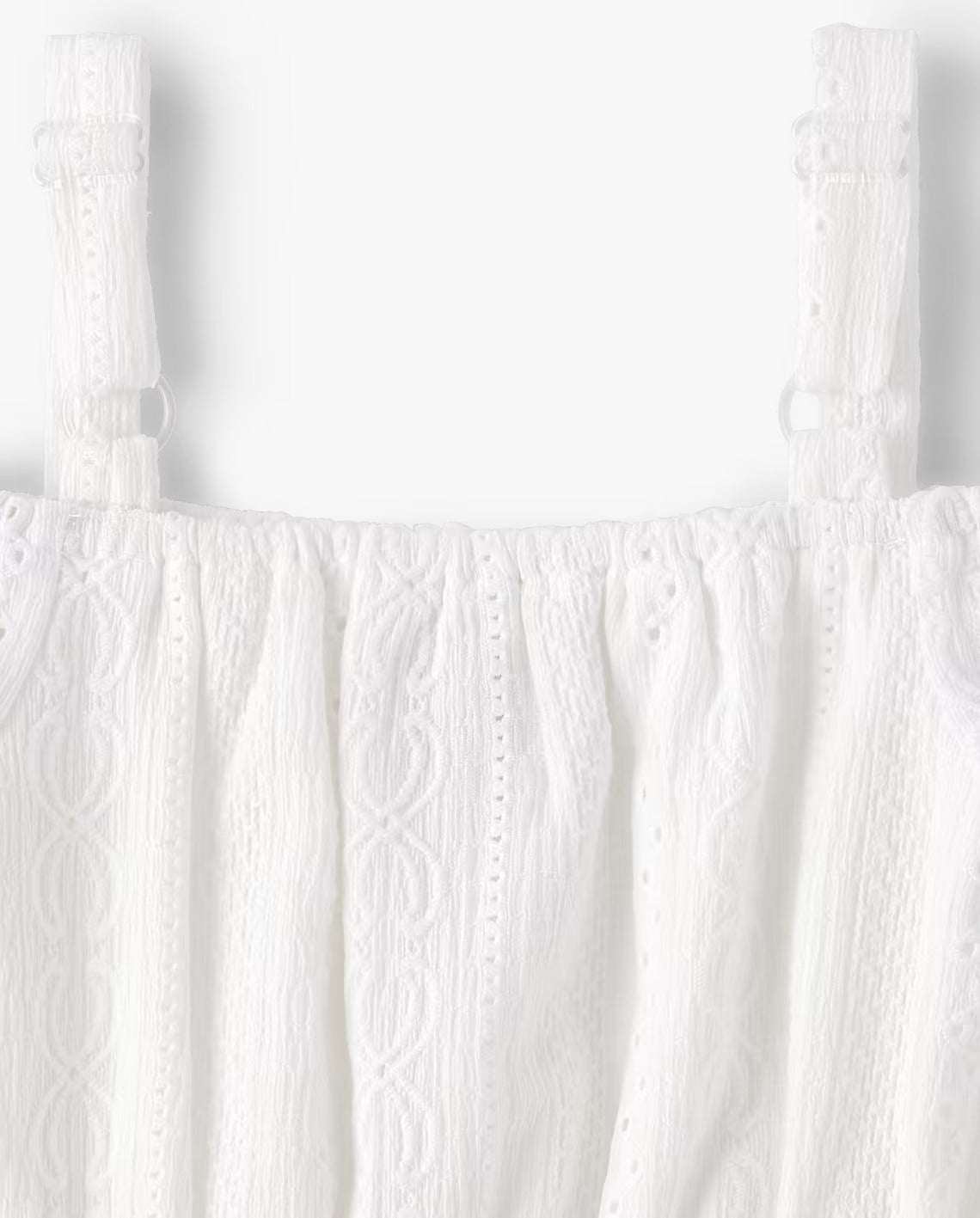 Vestido childrens place niña blanco blonda 87578096