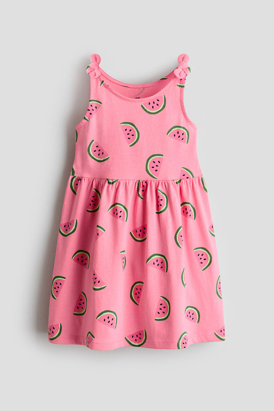 Vestido rosado sandia niña H&M 1348437001