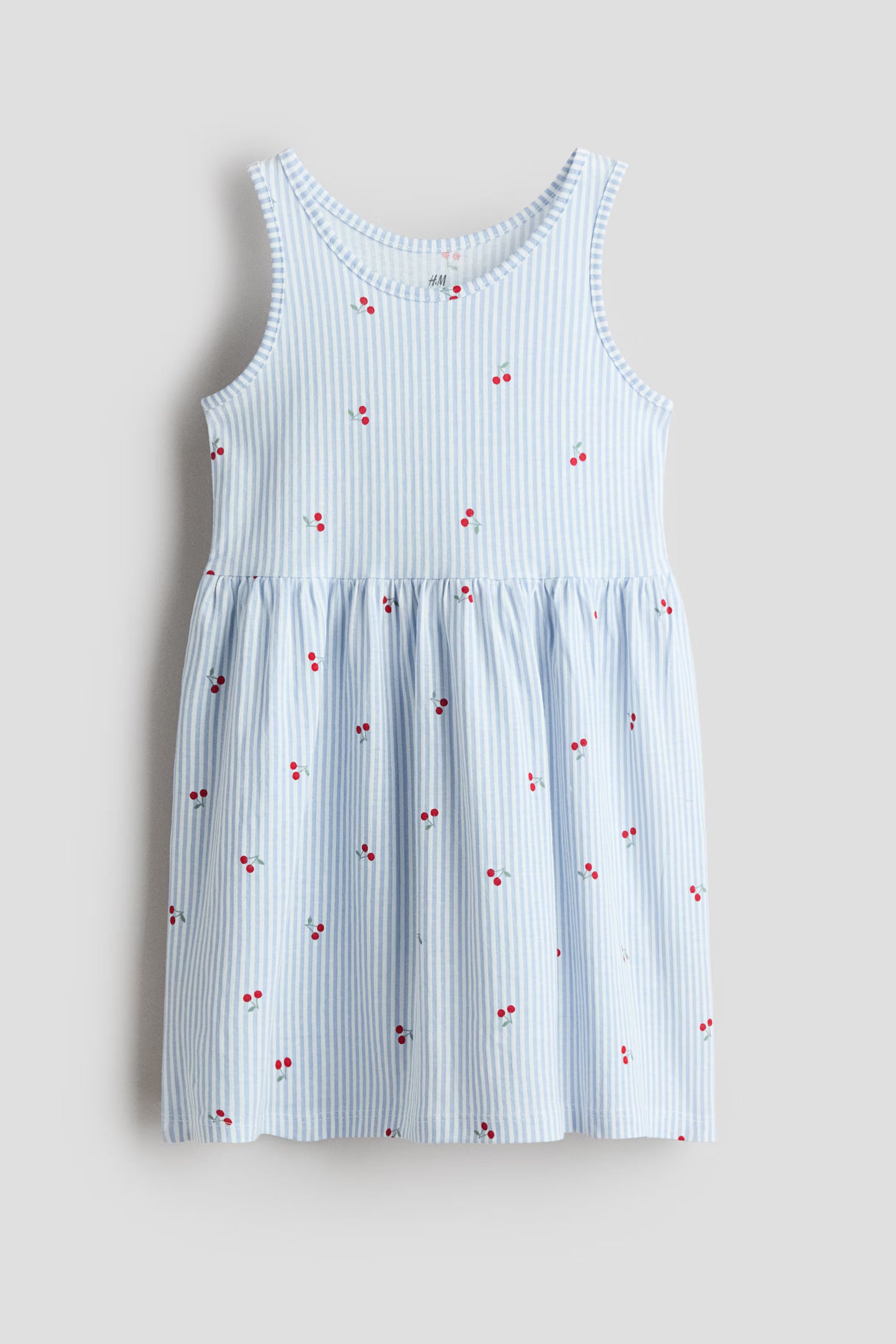 Vestido azul cerezas niña H&M  1157735124