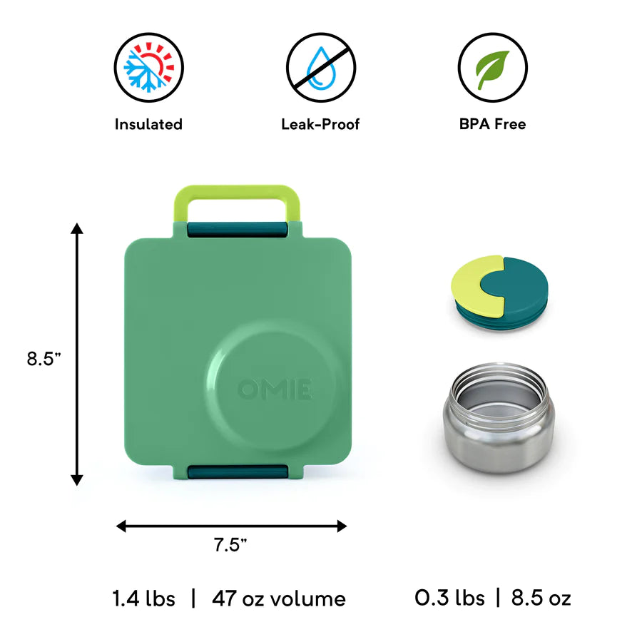 Lonchera accesorio para comida antiderrame niña niño OMIELIFE bento box