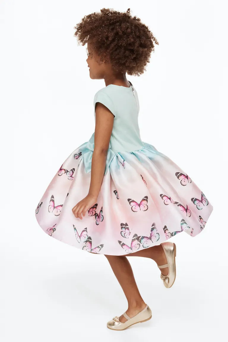 Vestido mariposas chongo H&M