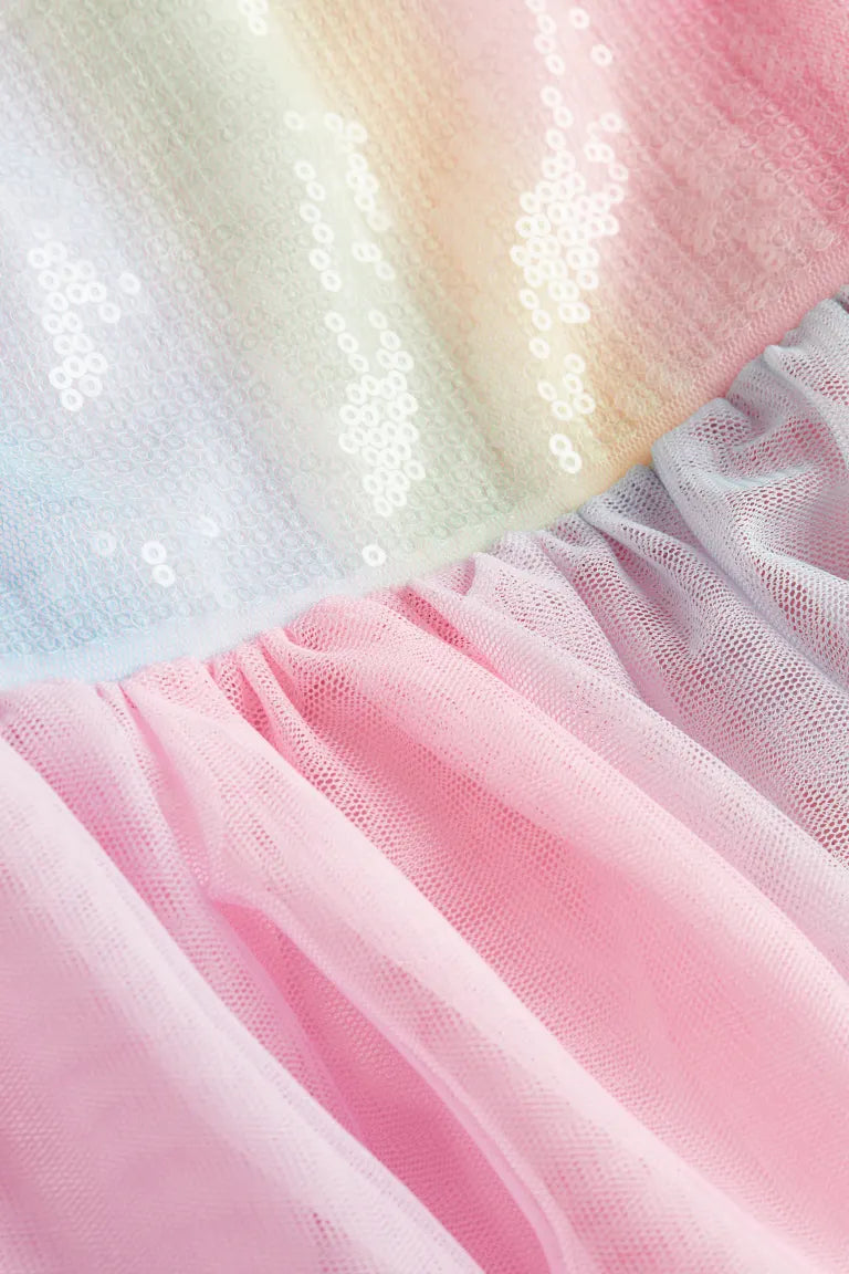 Vestido rosado tutu colores niña H&M  71460592