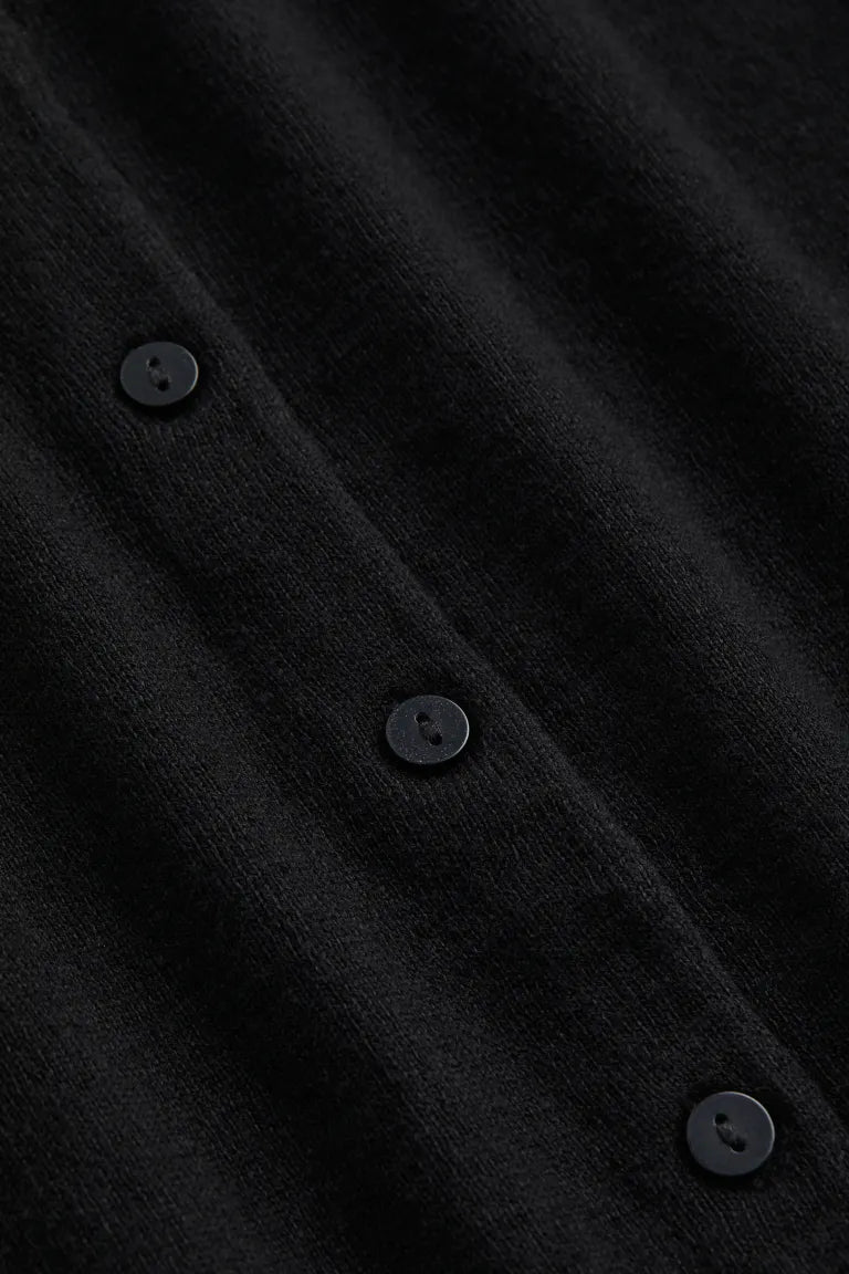 Sueter cardigan negro H&M niña