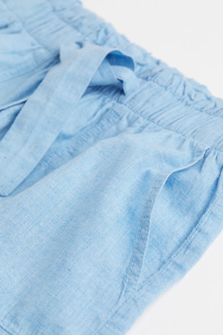 Short azul PaperBag H&M niña