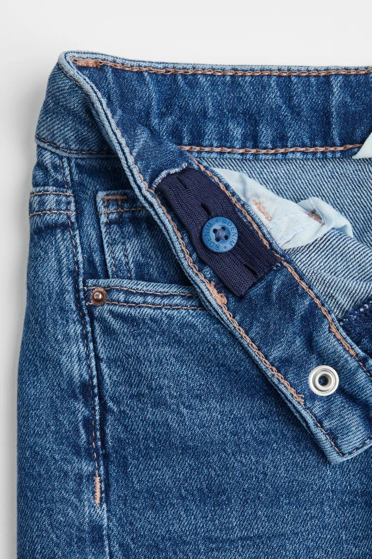 Pantalón jeans niña H&M azul acampanado wide leg 1165482