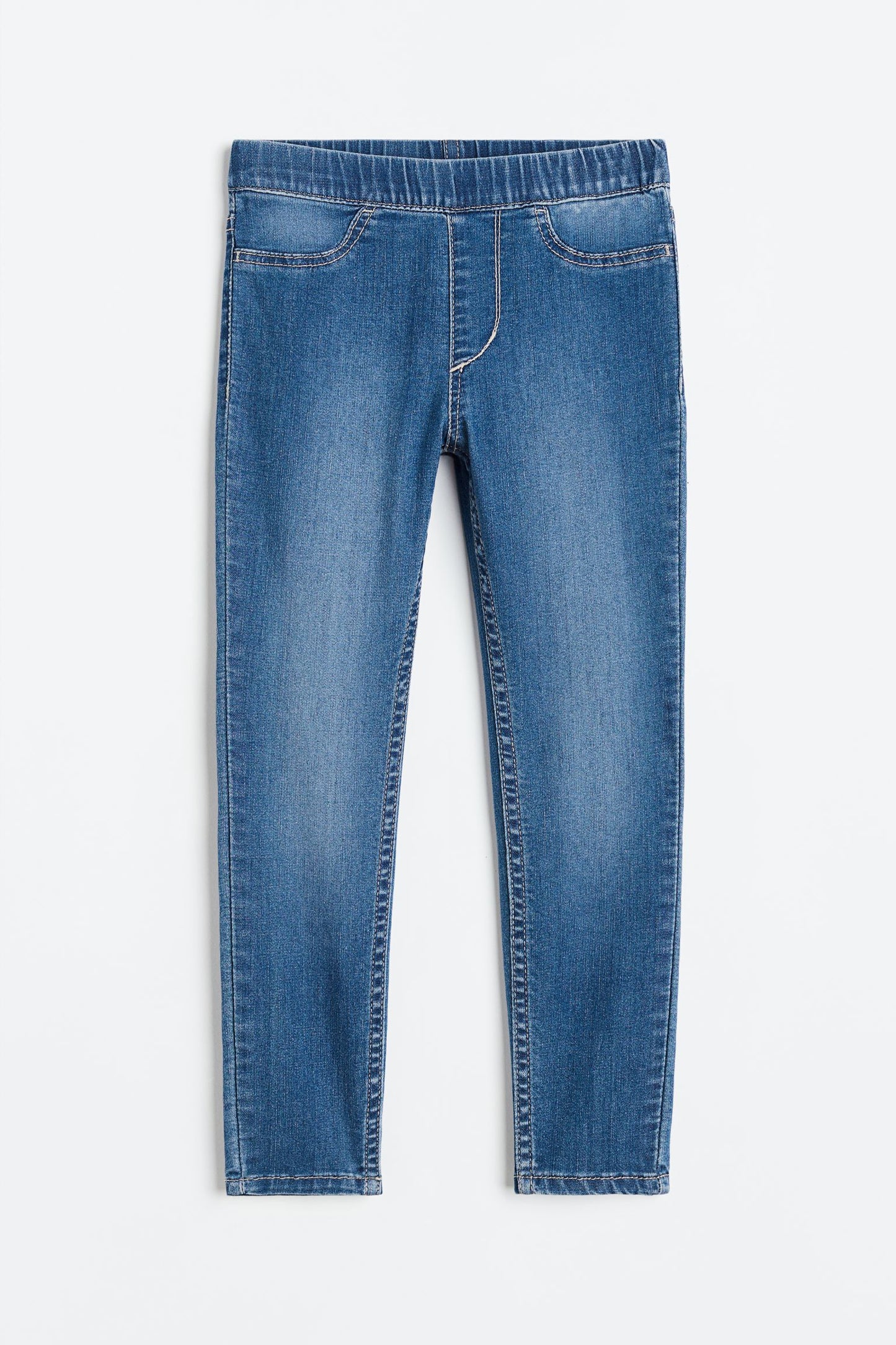 Pantalón jeans niña H&M azul jeggings. 0731512