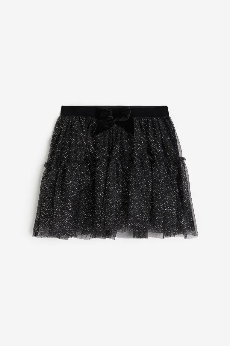 Falda tutu negro H&M glitter niña 39330288
