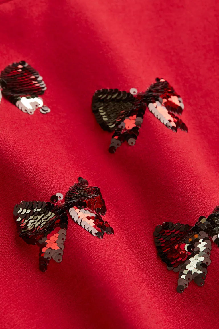 Camisa roja chongos niña H&M