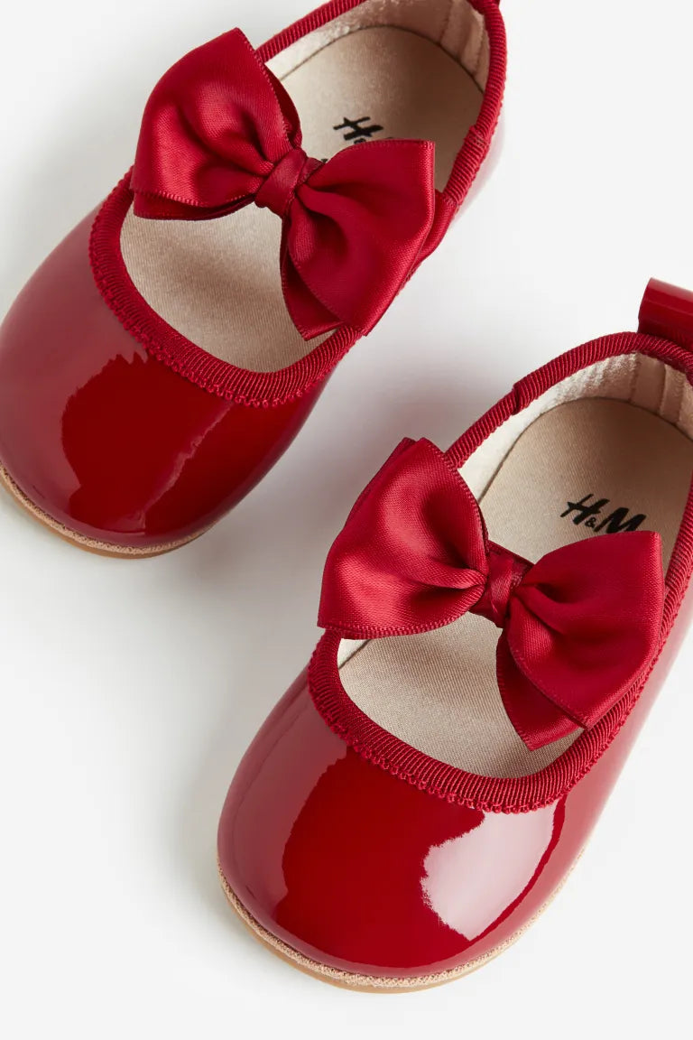 Zapatillas H&M rojas bebe niña