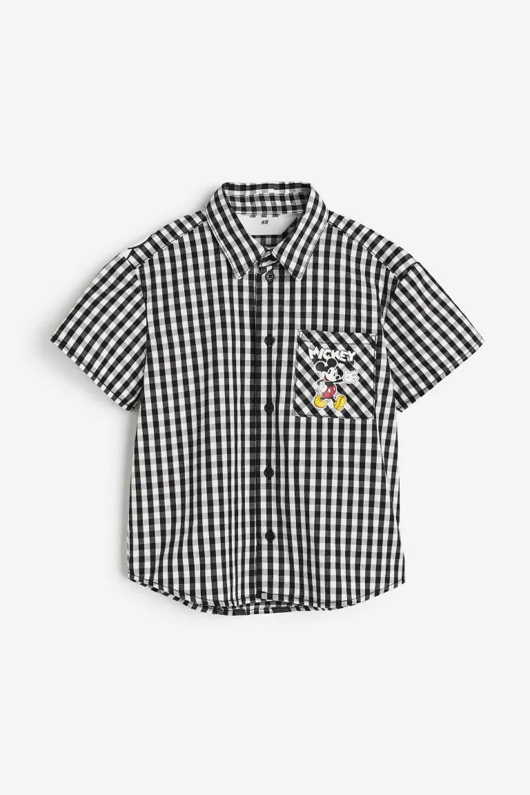 Camisa formal cuadros H&M niño Mickey Disney