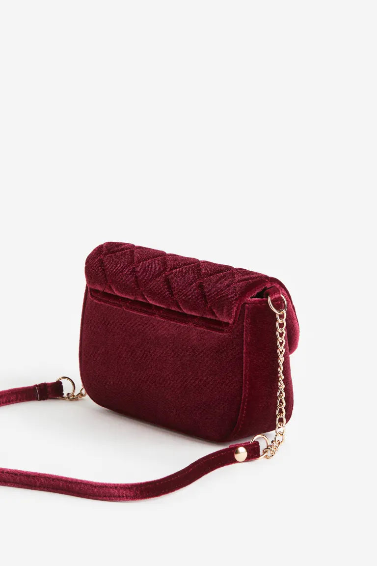 Cartera rojo vino H&M niña roja