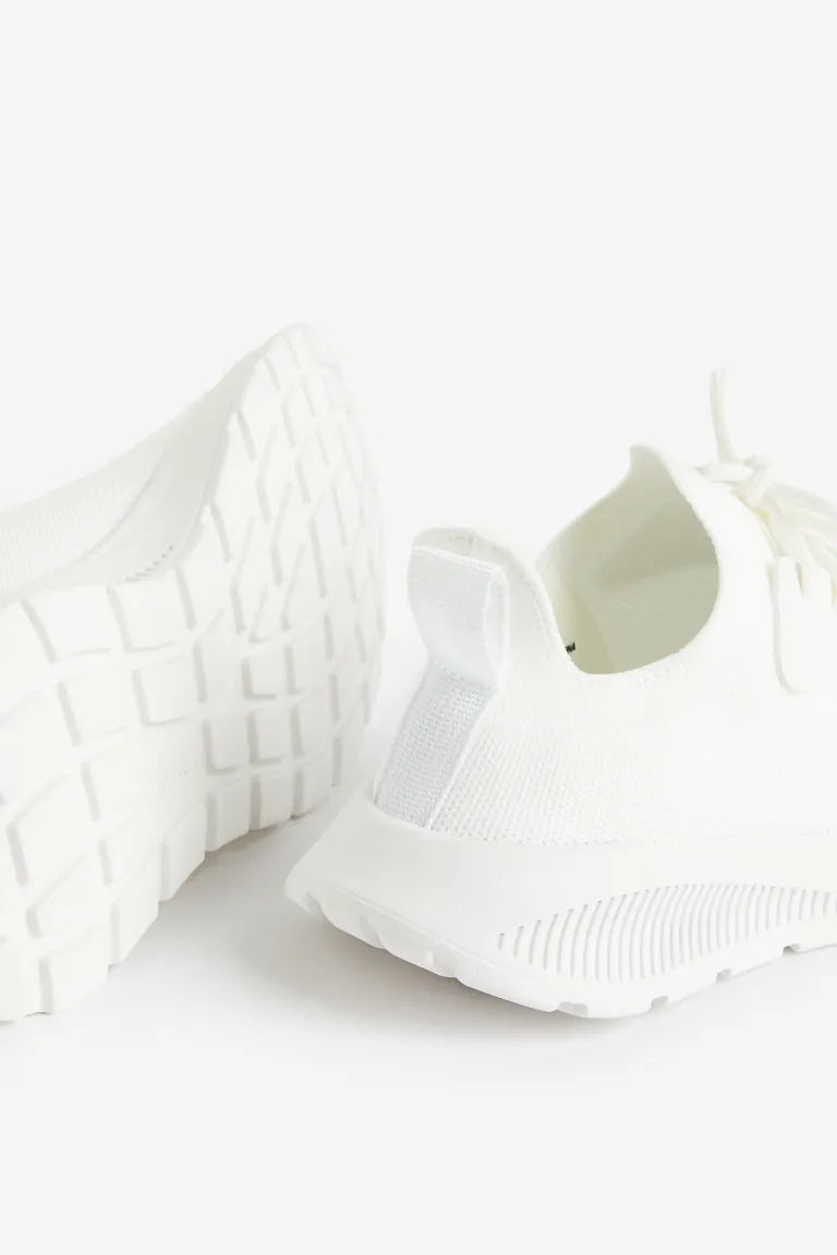 Tenis blancos H&M niña niño unisex light weigth sports