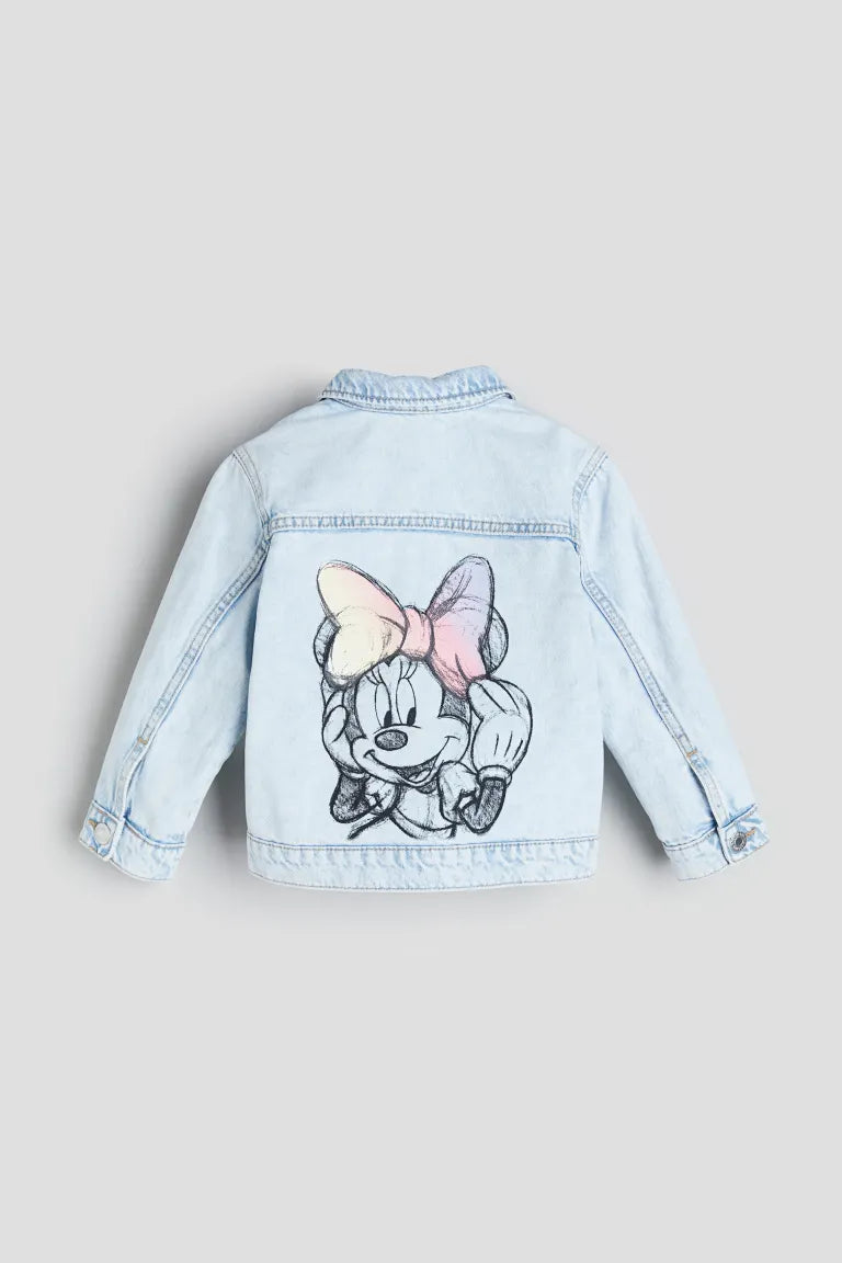 Chamarra Jeans Minnie H&M niña chaqueta 35449840