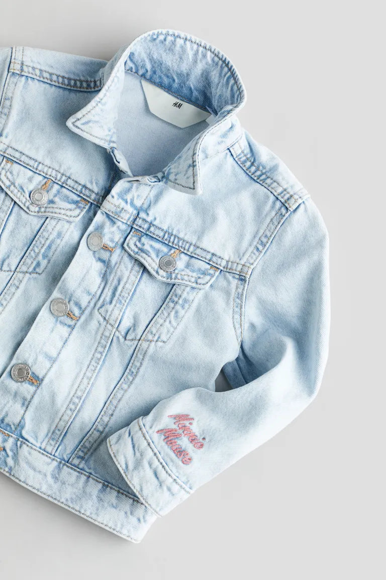 Chamarra Jeans Minnie H&M niña chaqueta 35449840