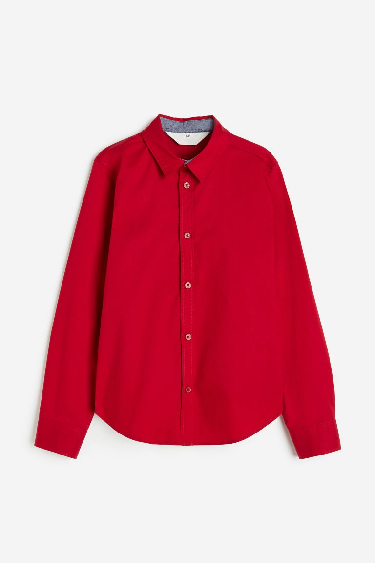 Camisa roja H&M niño formal 00182256