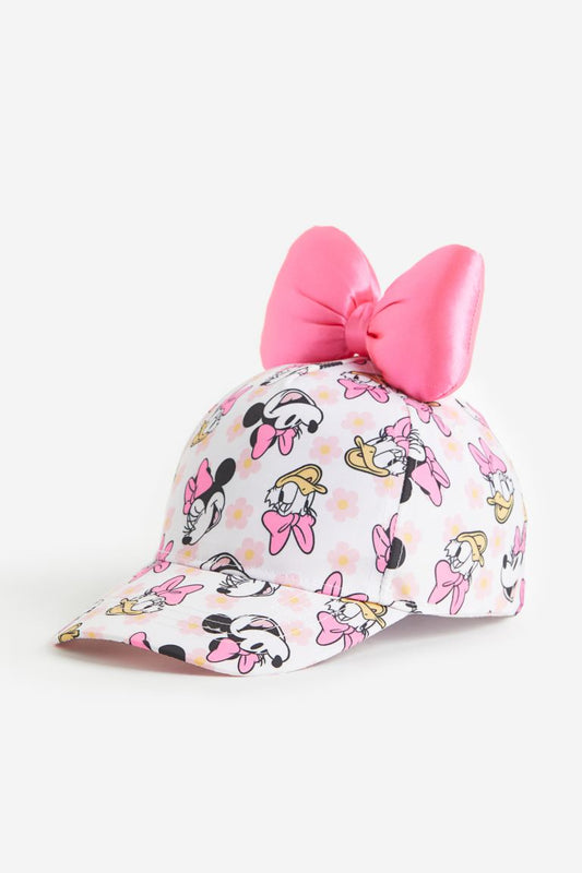 Gorra rosada minnie chongo disney H&M