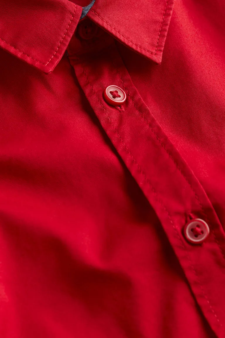 Camisa roja H&M niño formal 00182256