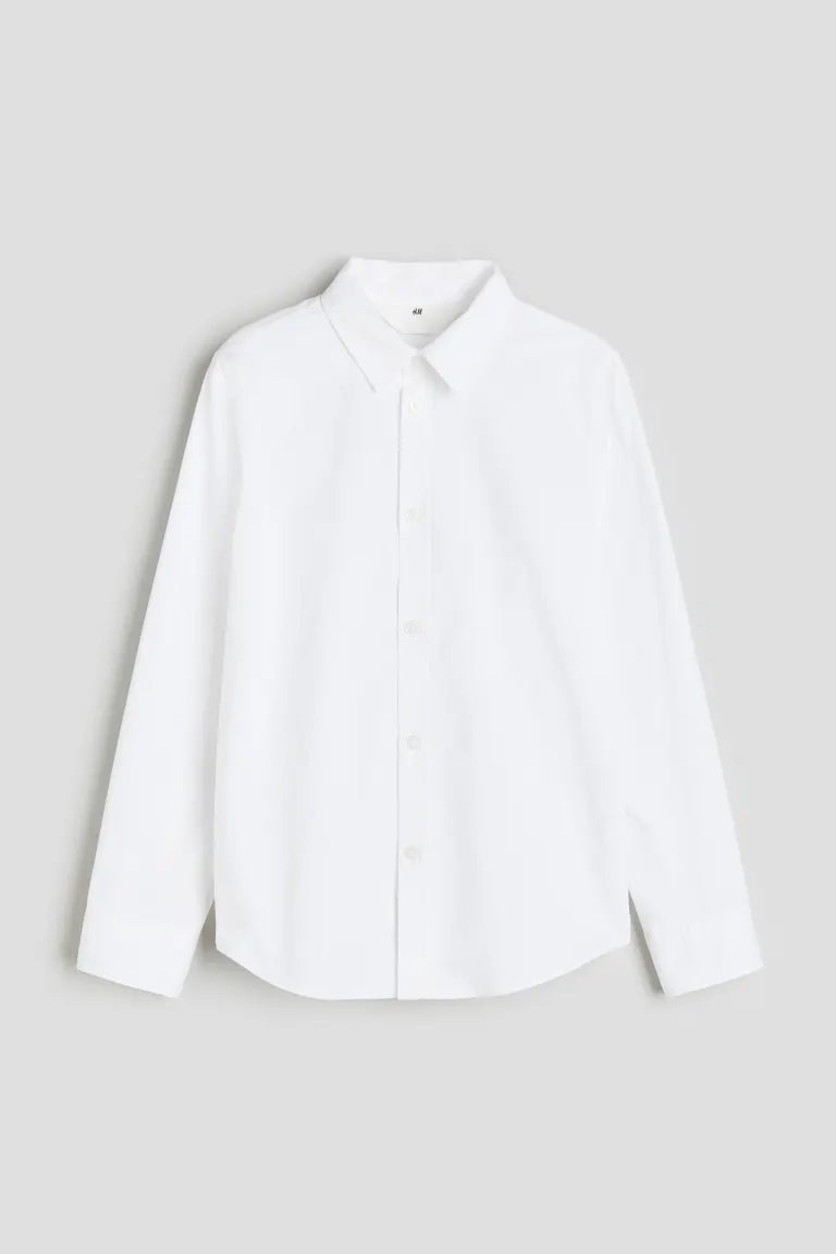 Camisa H&M niño formal blanca
