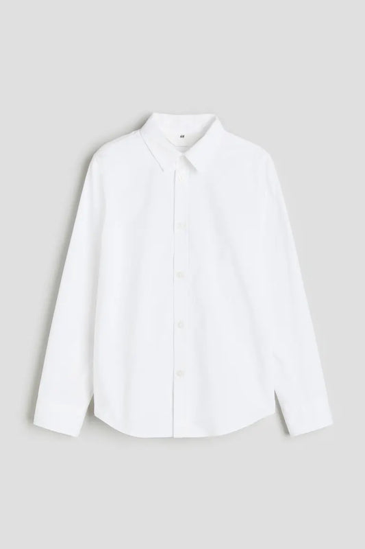 Camisa H&M niño formal blanca