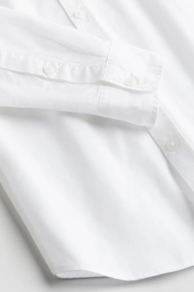 Camisa H&M niño formal blanca