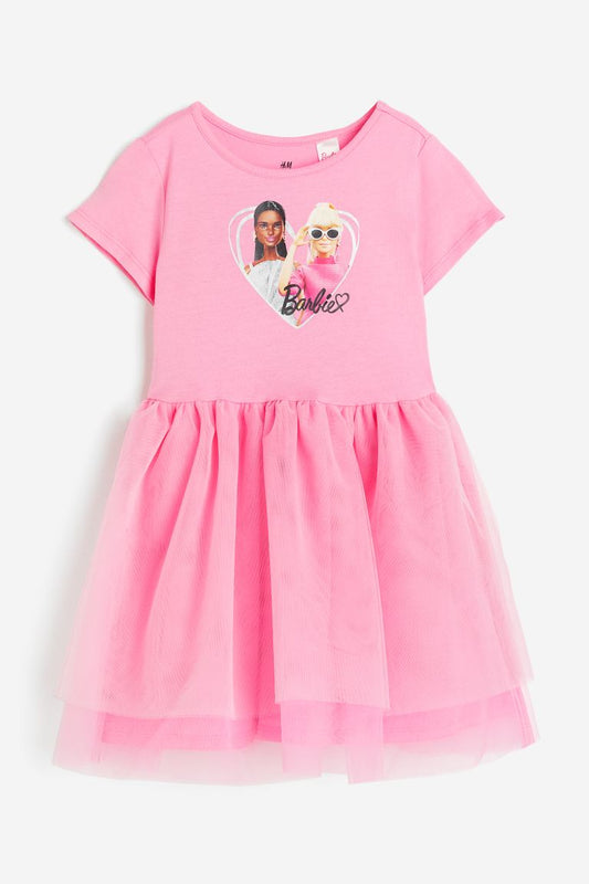 Vestido rosado Barbie H&M niña 59093232