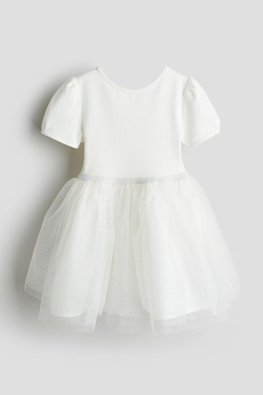 Vestido blanco niña H&M tutu 92219632