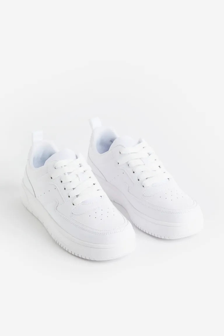 Tenis blancos H&M niña niño unisex trainers