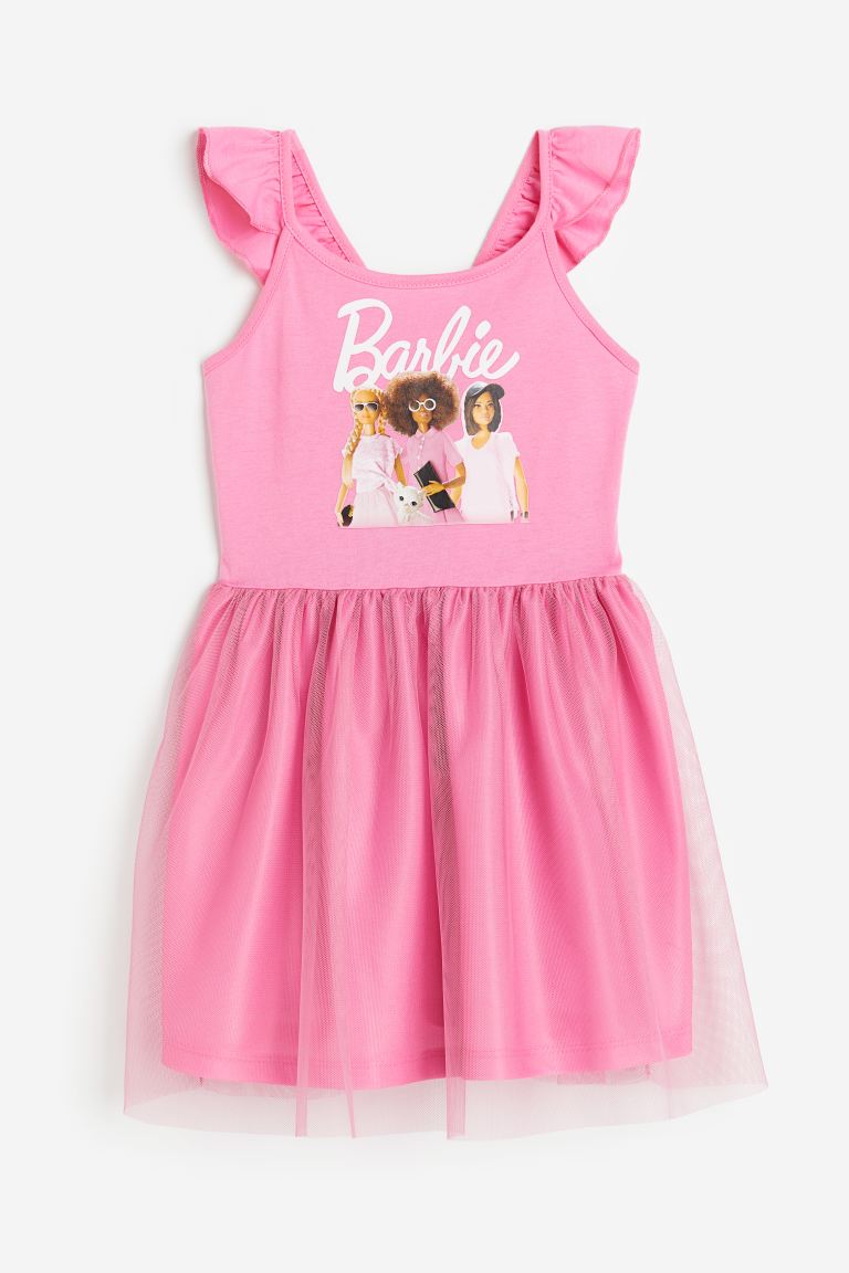 Vestido rosado barbie niña H&M 23676144