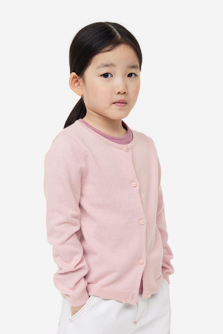 Sueter cardigan rosado H&M niña 81403376