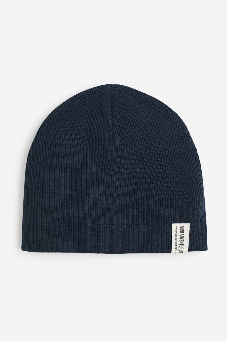 Gorro azul marino bebe niño H&M