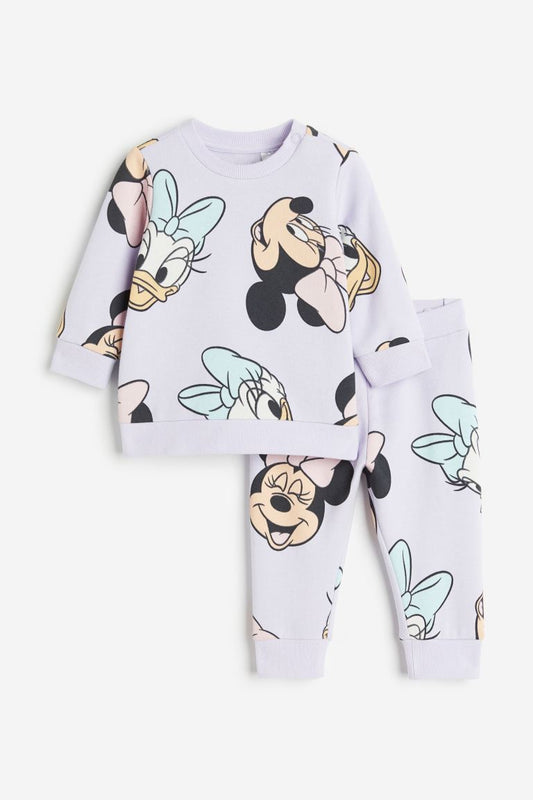 Set 2 piezas niña H&M Minnie Disney morado