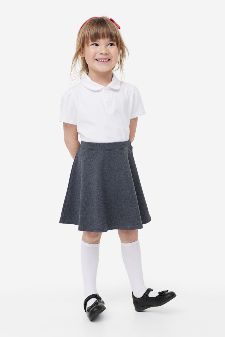 Zapatillas negras escolar H&M corbata niña 1167364