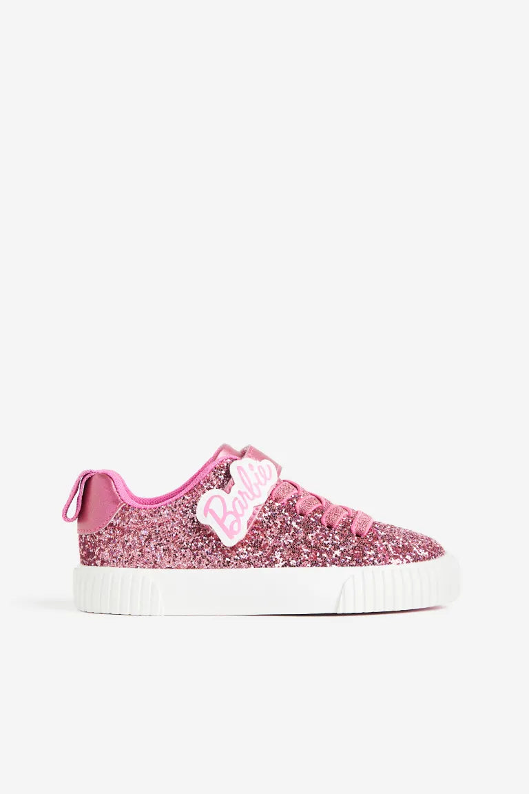 Tenis rosados barbie glitter H&M niña