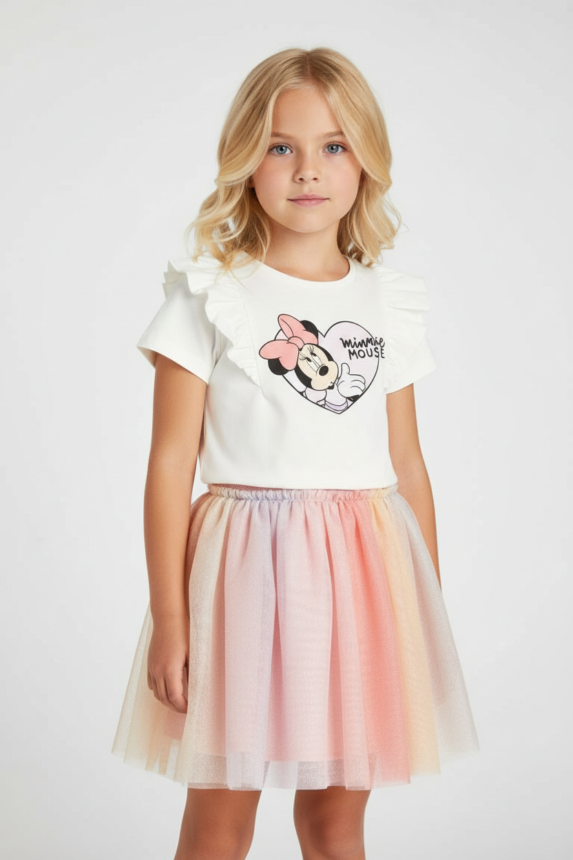 Set falda tutu camisa niña H&M minnie disney 73409008