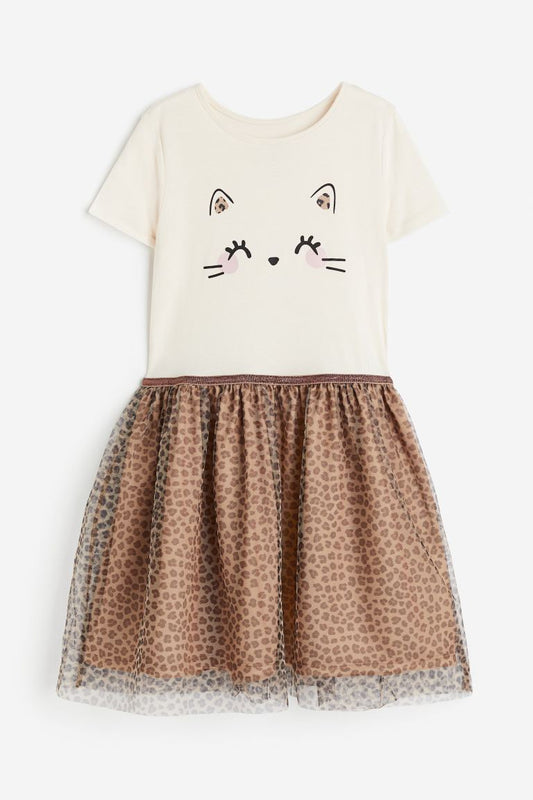 Vestido gatito tutu H&M niña 19710192