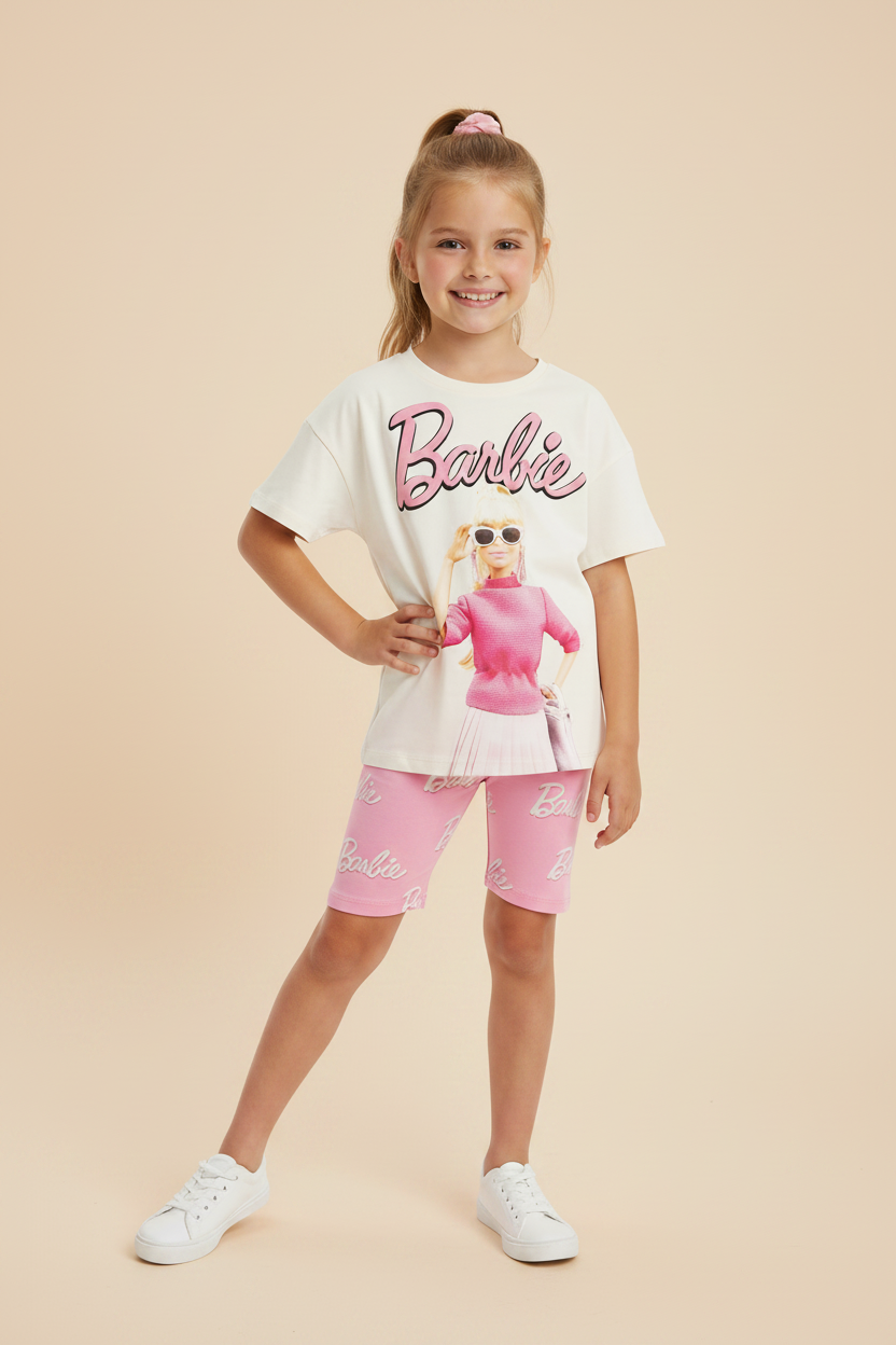 Set 2 piezas barbie H&M niña