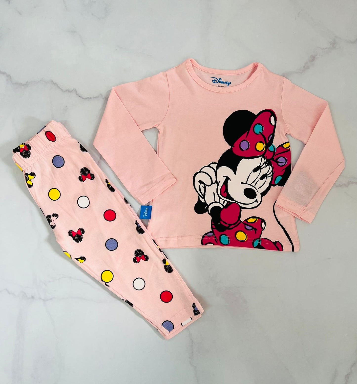 Pijama 2 Piezas Minnie Disney rosada niña 17052912