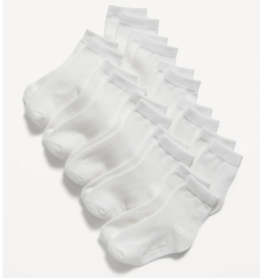 Calcetines blancos 10 pack Old Navy