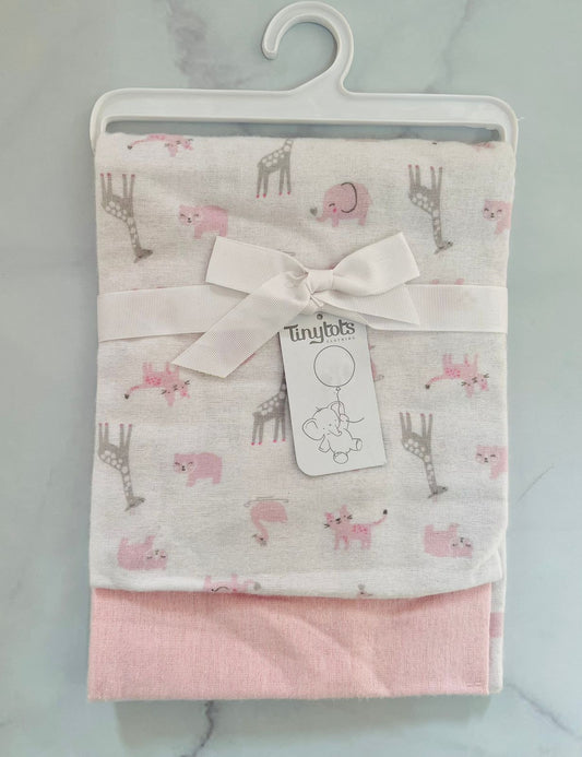 Set piezas Cobijas sábanas Bebe rosada