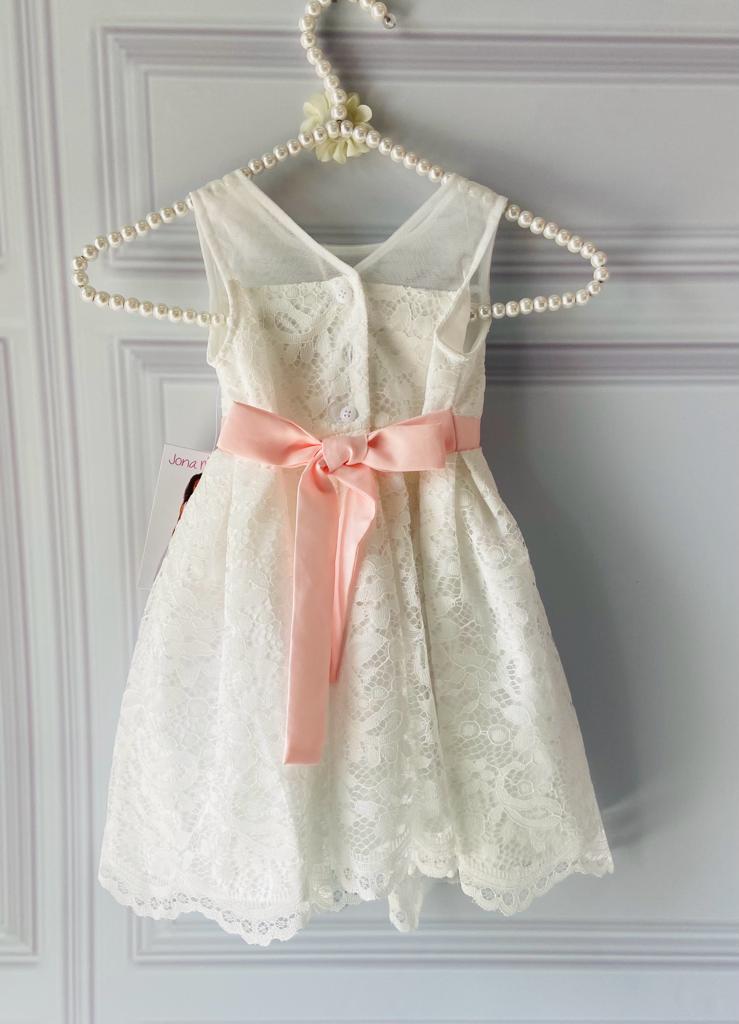 Vestido blanco niña