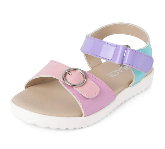 Sandalias Childrens Place niña morado rosado