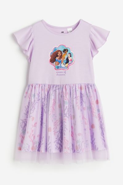 Vestido sirenita H&M morado niña 74126832