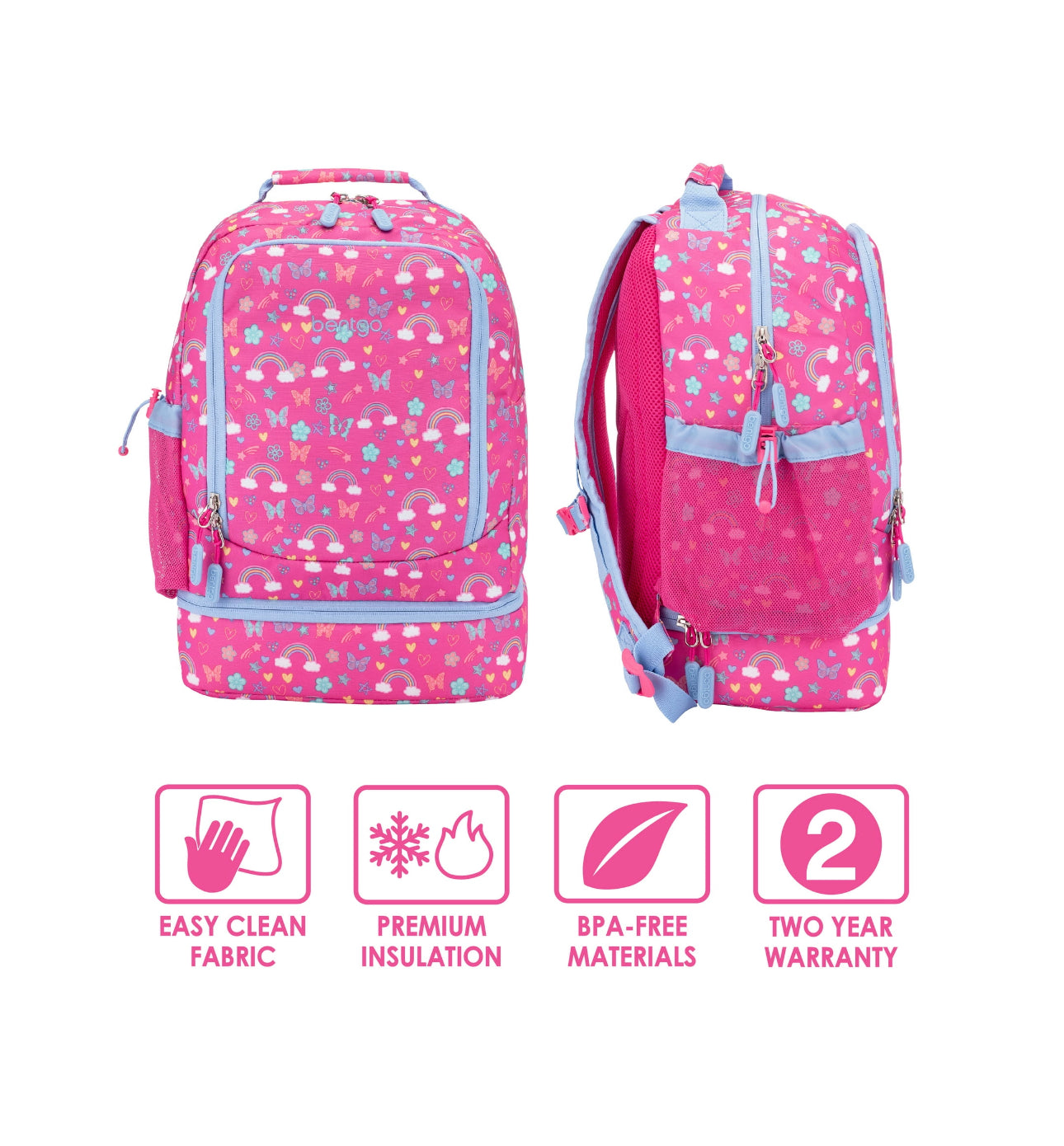 Mochila dos en uno porta Lonchera Bentgo grande