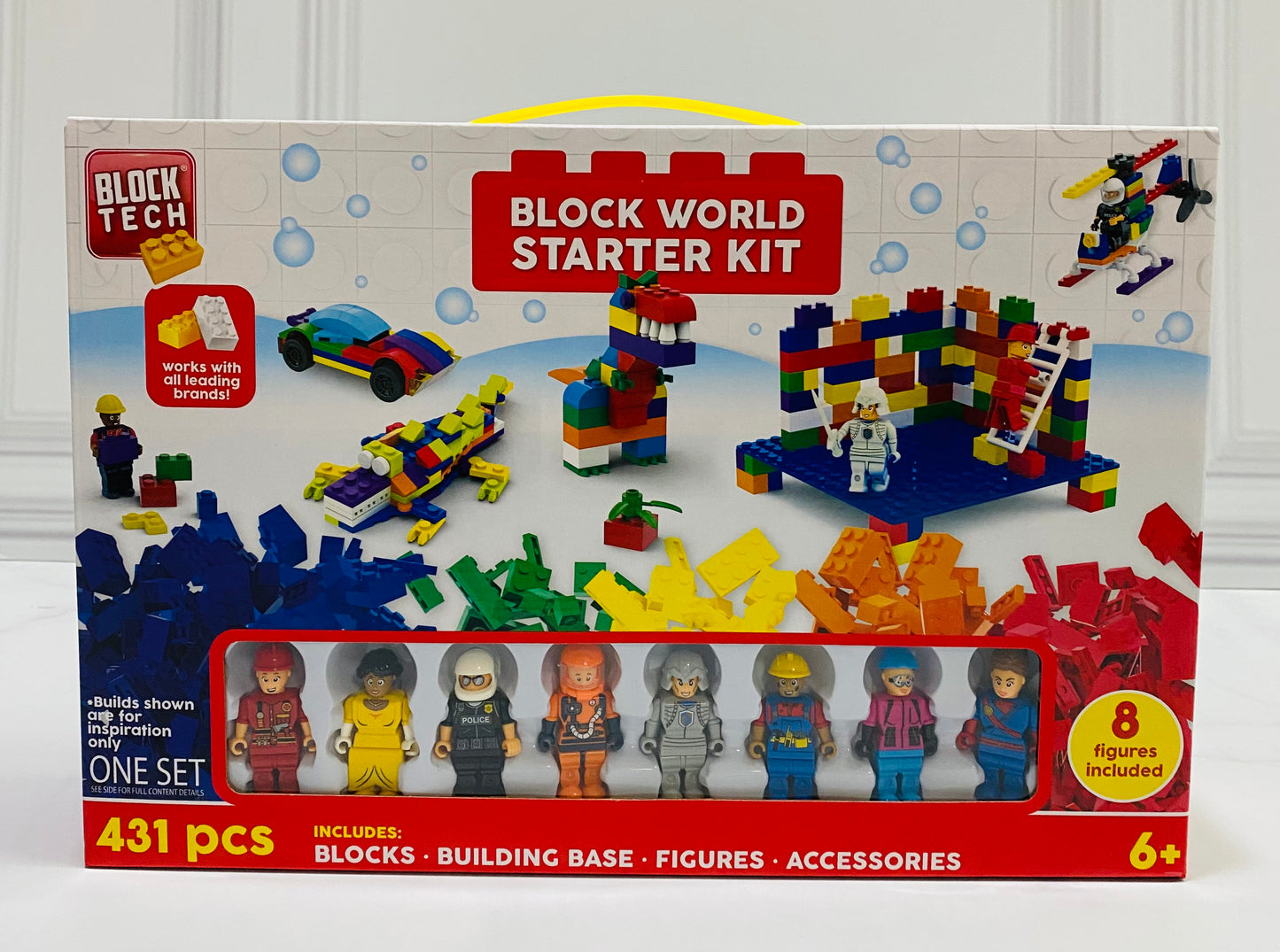 Juguete legos 431 piezas 8 figuras incluidas niño