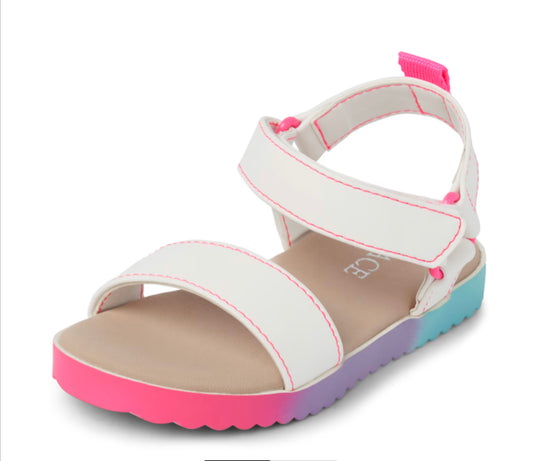 Sandalias blancas y colores Childrens Place niña