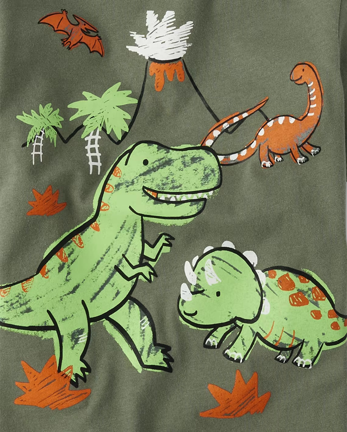 Camisa verde dinosaurio childrens place niño