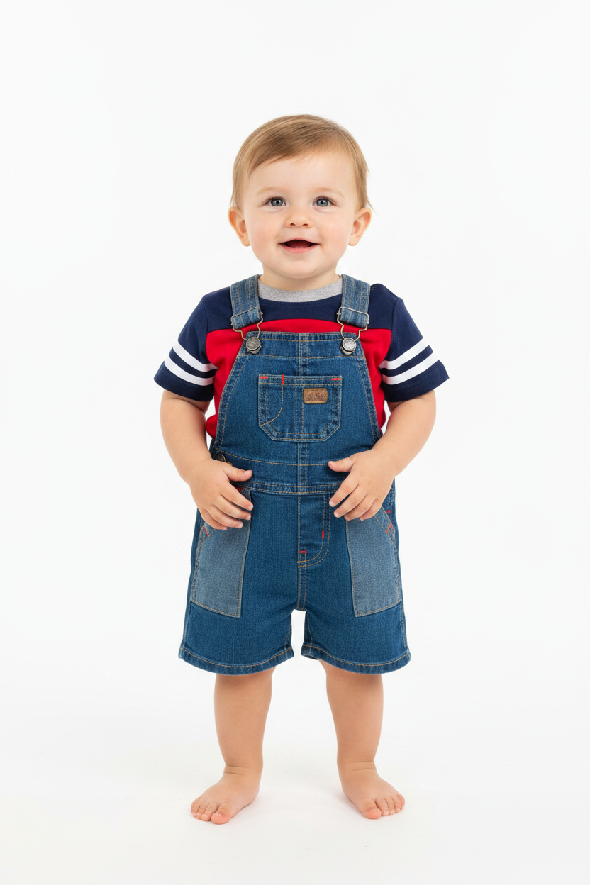 Set 2 piezas Overall camisa Lee bebe Niño