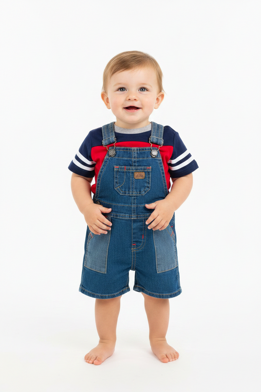Set 2 piezas Overall camisa Lee bebe Niño