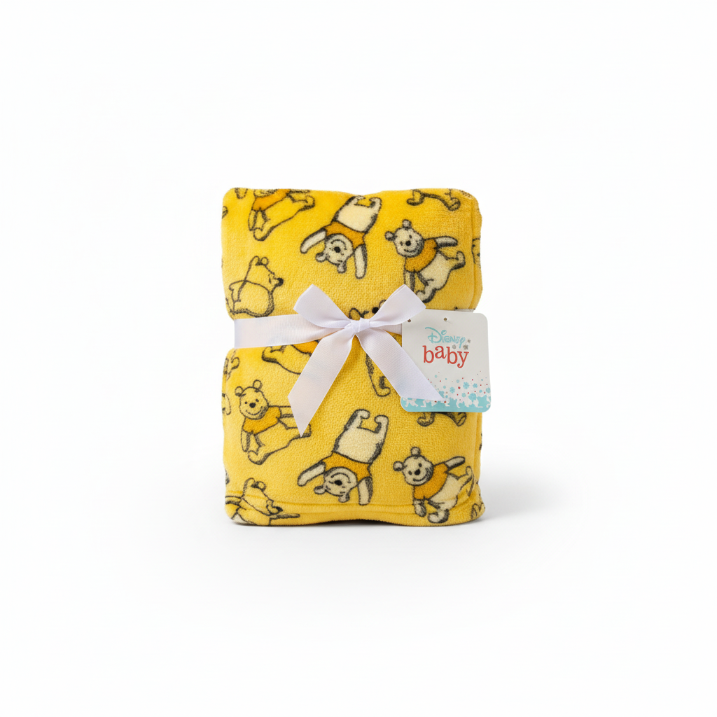 Cobija sabana Bebe niña niño Winnie the Pooh